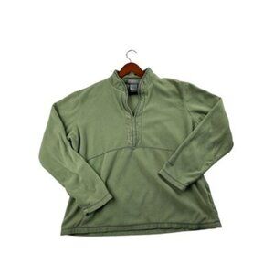 Free Country XL Green Fleece Pullover Long Sleeve